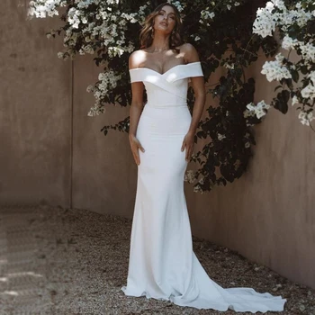 אלגנטי זמן אורח בחתונה שמלת אישה הנמכר ביותר שמלות כלה 2023 גלימת כלה לנשים מתאים בקשה Weddding כלות