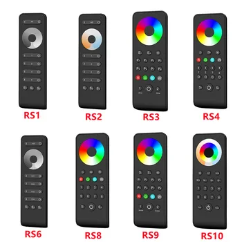 2/4/8 אזור LED דימר 2.4 G RF wireless Touch מרחוק led הרצועה בקר על צבע יחיד/כפול צבע/RGB/RGBW/RGB+CCT led הרצועה