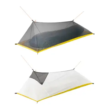 קמפינג אוהל הגנה מפני השמש רשת אוהל Outdoor אוהל מתקפל קל משקל יחיד אוהל ספורט חיצוני בטיול בחצר נסיעה