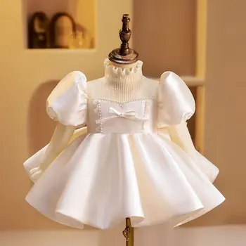 בנות שמלה 1 שנה מסיבת יום הולדת התינוק הטבילה שמלה עבור בנות נסיכה חג תחפושות תינוקות Vestidos אופנה חדשה