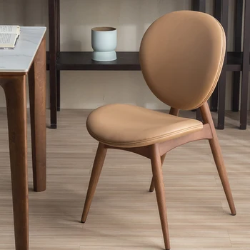 טרקלין כיסא עץ נוח קפה למשרד כסאות ארגונומיים אמן יהירות יוקרה איפור Chaises דה סלון ריהוט WJ30XP