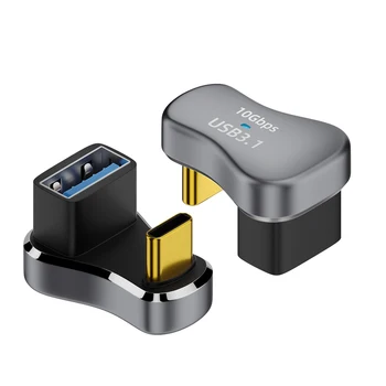 סוג C/USB נקבה מסוג C זכר העברת נתונים ממיר 140W 20Gbps מטען מחבר USB3.1 10Gbps 4K 60Hz לקיטור בסיפון