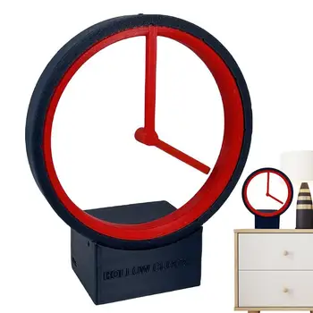 בציר שעון של שולחן קישוט בבית חיים עיצוב חדר שקט שעון הסלון לא יד שנייה וינטג ' צדדי שולחן העבודה