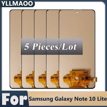 5 יח ' גבוה TFT עבור Samsung Galaxy הערה 10 lite N977 (לא המסגרת ) תצוגת Lcd מסך מגע דיגיטלית עבור Samsung note10 לייט