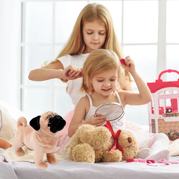סטרלינג בפלאש צעצוע לילדים כלב מקסים לפוג מחמד צעצועים למבוגרים קישוט חדר תינוקות Cuddly