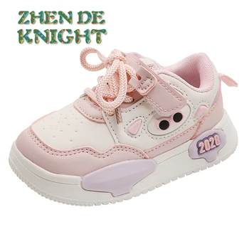 2023 סתיו עור חדש לילדים נעלי ספורט 1-6 בת בנים, בנות נעליים מזדמנים תינוק רך הבלעדי נעלי הליכה