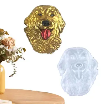 DIY קריסטל אפוקסי הכלב צורה שרף עובש ליהוק התבנית סיליקון בעלי חיים, עובש על מסגרת תמונה אמנות מלאכת יד