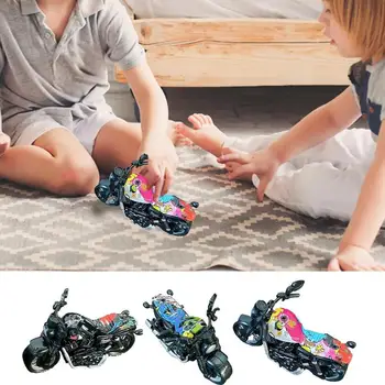 אופנוע מודל הילדים מכונית צעצוע לסגת גדול סימולציה מיני אופנוע Diecasts רכב הילדים מתנות חינוכיות צעצוע