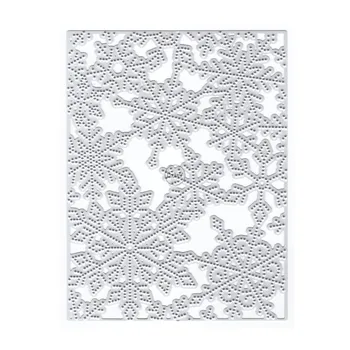 DzIxY פתיתי שלג חג המולד חיתוך מתכת מת על כרטיס נייר ביצוע הבלטה למות חתכים סטים אלבום אמנות 2023 תבניות שבלונות