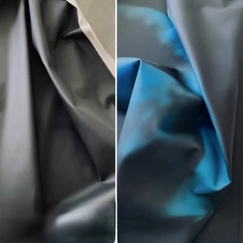 בד עור שינויי צבע בעת חשיפה סתיו חורף מעובה רחב הז ' קט עיצוב בד Diy תפירה מטרים טהור חומר PU