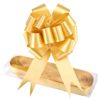 1 קופסה 30 חבילת הזהב סרט למשוך מחמאות על המסיבה קיר,מתנה עוטפת,עצי חג המולד,חתונה, דלתות(13X16CM)