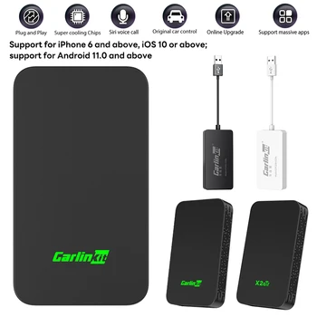 CarlinKit 5.0 2air רכב חכם Ai תיבת עבור Apple Carplay מתאם אלחוטי WiFi Bluetooth חיבור אוטומטי מולטימדיה לרכב נגן וידאו