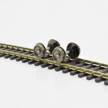 HO קנה מידה 1:87 הרכבת מודל הרכבת גלגל גלגל מתכת אביזרים דגם צעצוע הרכבת אביזרים