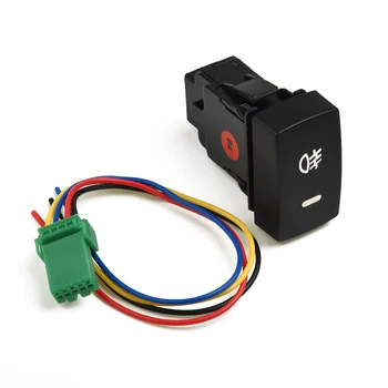 מחשב 1 5 פינים LED המכונית לחץ על כפתור אור ערפל מתג מתאים עבור הונדה סיוויק על הסכם על CRV ערפל מנורה מתג חוטי החיבור המכונית חלק