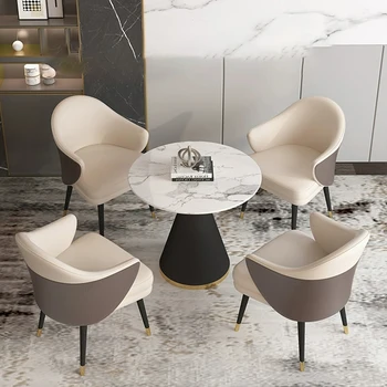 Nordic Center שולחן צד לסלון מבטא שחור סגלגל שולחן קפה סט של 3 מינימליסטי פשוט מסה דה Centro סלון ריהוט