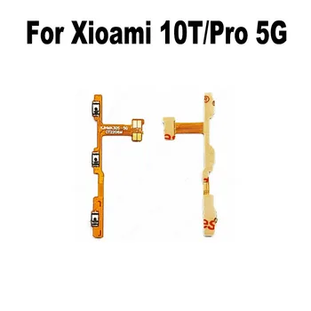 מתח מקורי כפתור עוצמת הקול להגמיש כבלים עבור Xiaomi MI 10T Pro 5G מפתח צד המתג על לחצן הבקרה MI10T