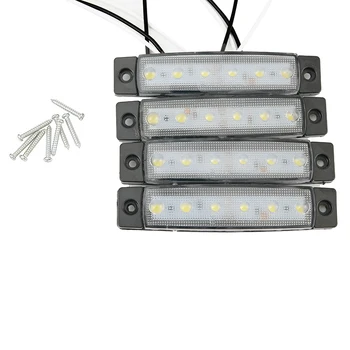 עמיד חלקים חדשים בר אורות 4pcs אוטובוסים באדיבות LED גדול נחת כיתה סט מעולה תאורה בטריילרים משאיות