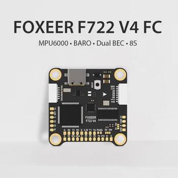 Foxeer F722 V4 MPU6000 FC 8S כפול בק ברומטר X8 בקר טיסה 30.5X30.5 מ 