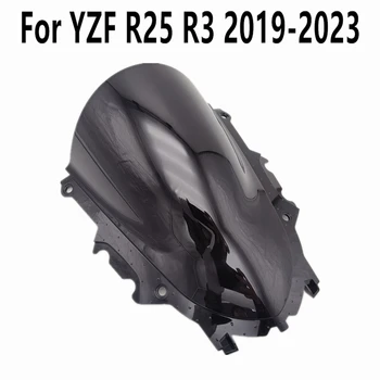 מתאים YZF הרוח Deflectore שחור לנקות את השמשה הקדמית השמשה על ימאהה R3 R25 2019-2020-2021-2022-2023 באיכות גבוהה אמנת