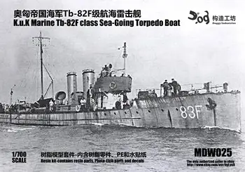GOUZAO MDW-025 1/700 K. u.K נחת Tb-82F הכיתה הים הולך טורפדו הספינה