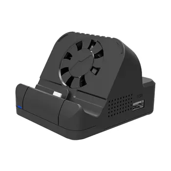 USB C ל-HDMI תואם ממיר HDTV וידאו מתאם עגינה עבור Nintend מתג מארח פיזור חום עגינה