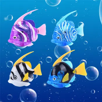 צעצועי אמבטיה אטרקטיבי שחייה דגים מופעל מים קסום אלקטרוני כיף מצחיק גאדג ' טים מעניינים מתנה לילדים