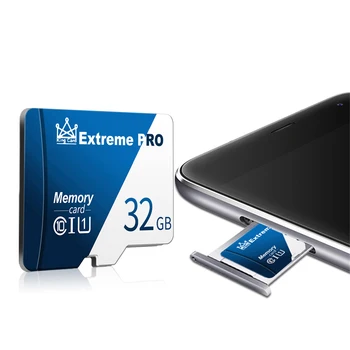 כרטיס זיכרון 2TB מיקרו כרטיס TF 1TB 128GB 64GB Class10 במהירות גבוהה אחסון של מצלמה/טלפון/כרטיסייה מחשב עם מתאם