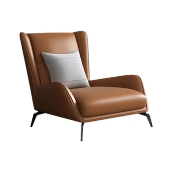 יוקרה יחיד פנאי הכיסא המודרני הכיסא מבטא בכורסה בסלון רהיטים