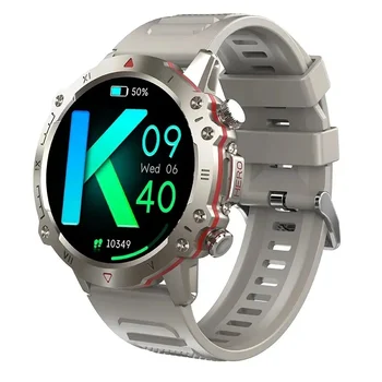 D12 השעונים החכמים חיצוני ספורט 1.39 אינץ IPS מסך גדול קצב הלב הבריאות לפקח Bluetooth קורא גברים, נשים, SmartWatch