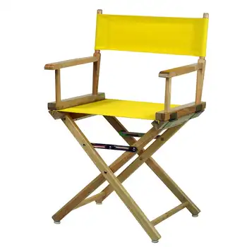 הבמאי של הכיסא טבעי מסגרת צהוב בד