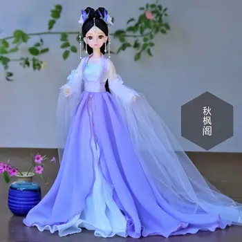 אופנה 30cm Bjd בובה סט מלא סין העתיקה סוג הפיה הנסיכה היפה בגדים Diy ילדה צעצועים להתלבש מתנת יום הולדת.