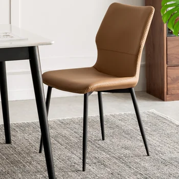 מינימליסטי מודרני עיצוב הכיסא קפה נורדי מתכת כסא האוכל יהירות ארגונומי מרגיע Chaises-סל אבוס ריהוט הבית