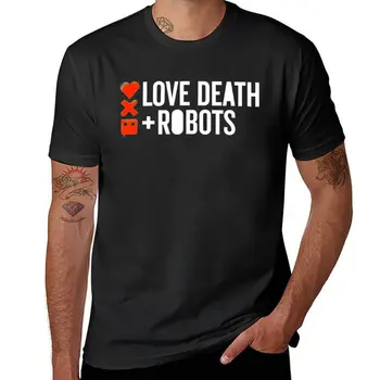 אהבה חדשה, מוות & רובוטים (לבן) חולצה זיעה חולצת וינטג חולצה mens חולצות אימון