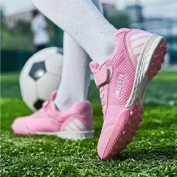 Heidsy ילדים כדורגל נעלי ריצה אופנה קל בנים נעלי ספורט לנשימה רשת טניס נעלי בית ספר לילדים ילדים